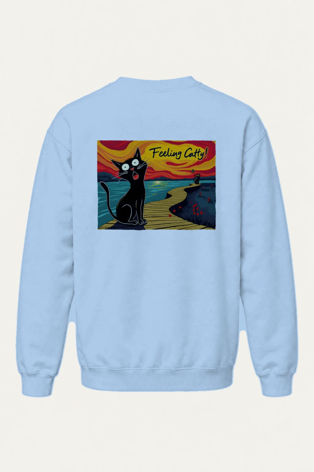"Feeling Catty" Heavy Blend Unisex Crewneck Sweatshirt | Gildan 18000