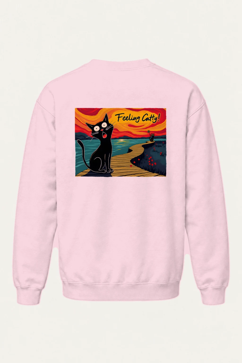 "Feeling Catty" Heavy Blend Unisex Crewneck Sweatshirt | Gildan 18000
