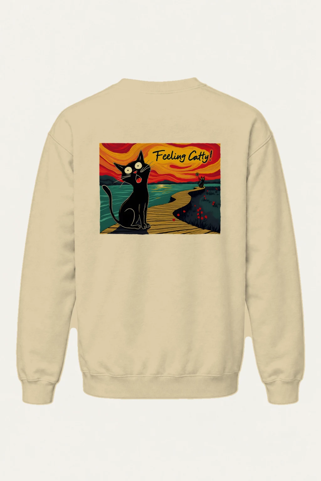 "Feeling Catty" Heavy Blend Unisex Crewneck Sweatshirt | Gildan 18000