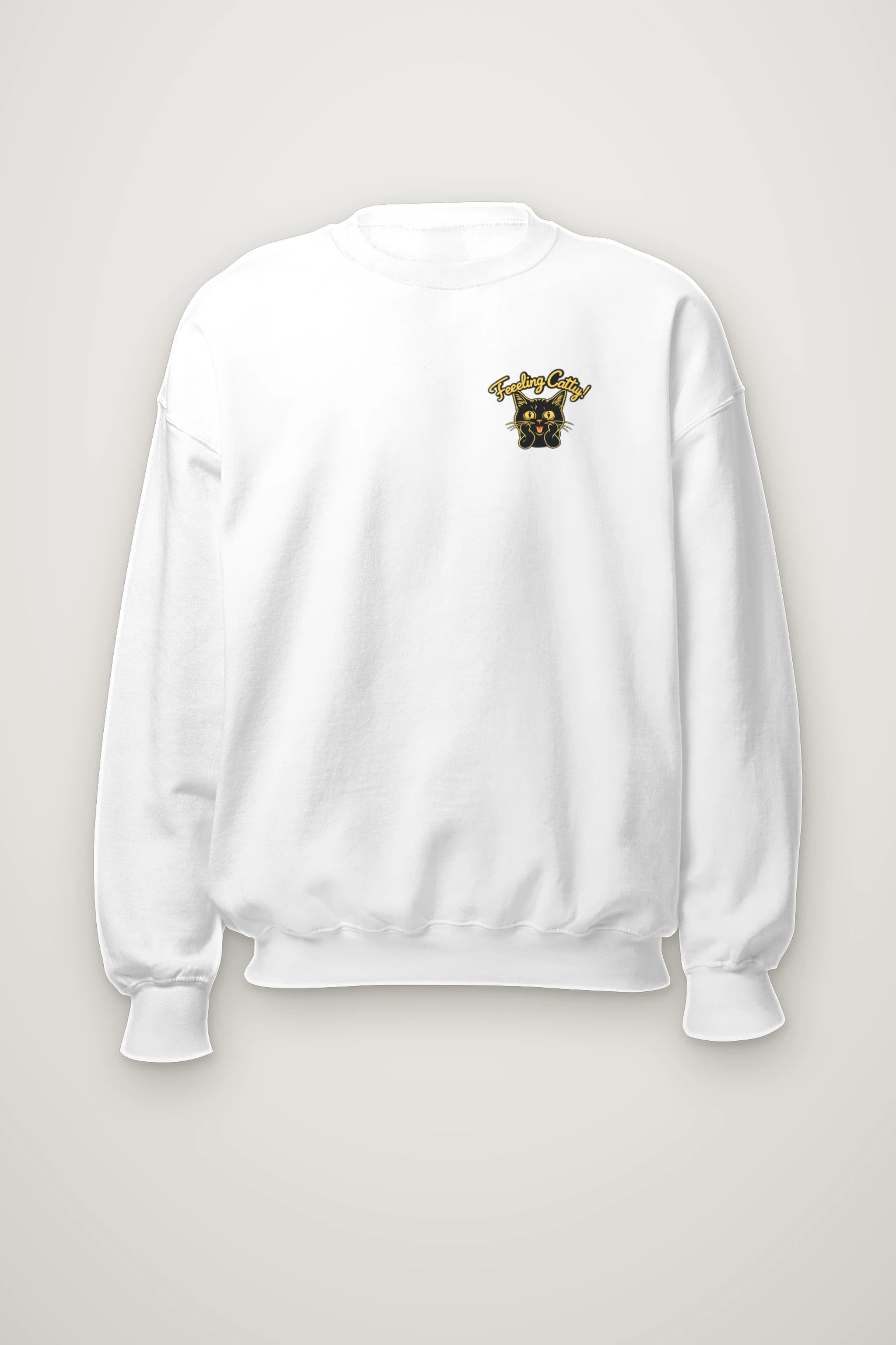"Feeling Catty" Heavy Blend Unisex Crewneck Sweatshirt