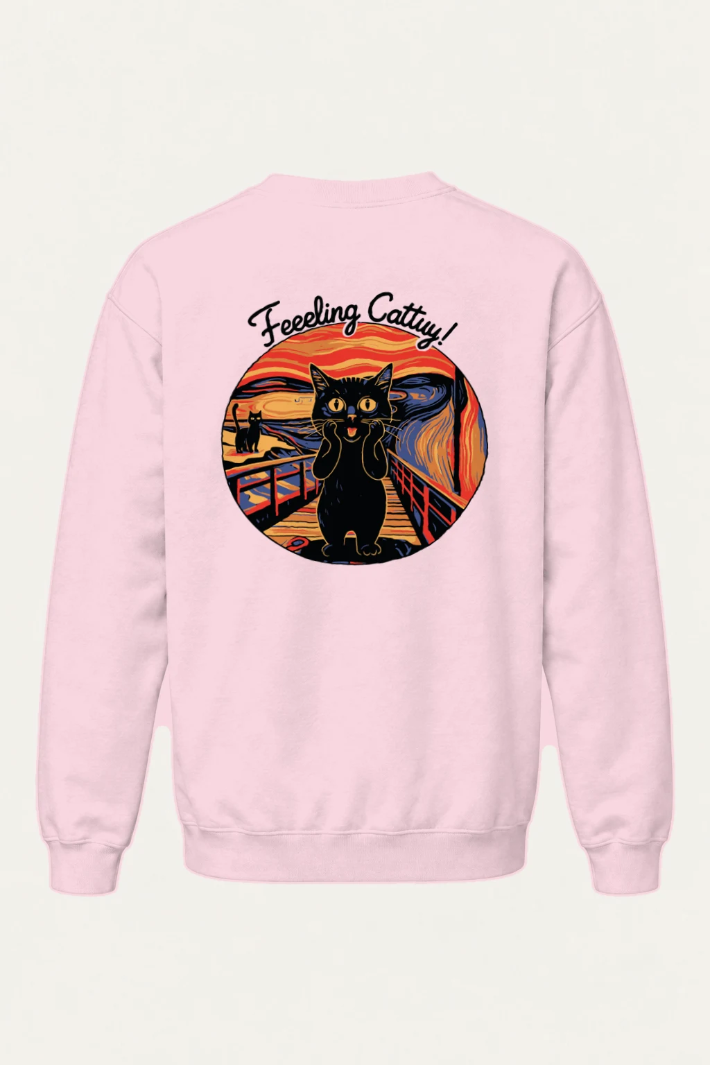 "Feeling Catty" Heavy Blend Unisex Crewneck Sweatshirt | Gildan 18000