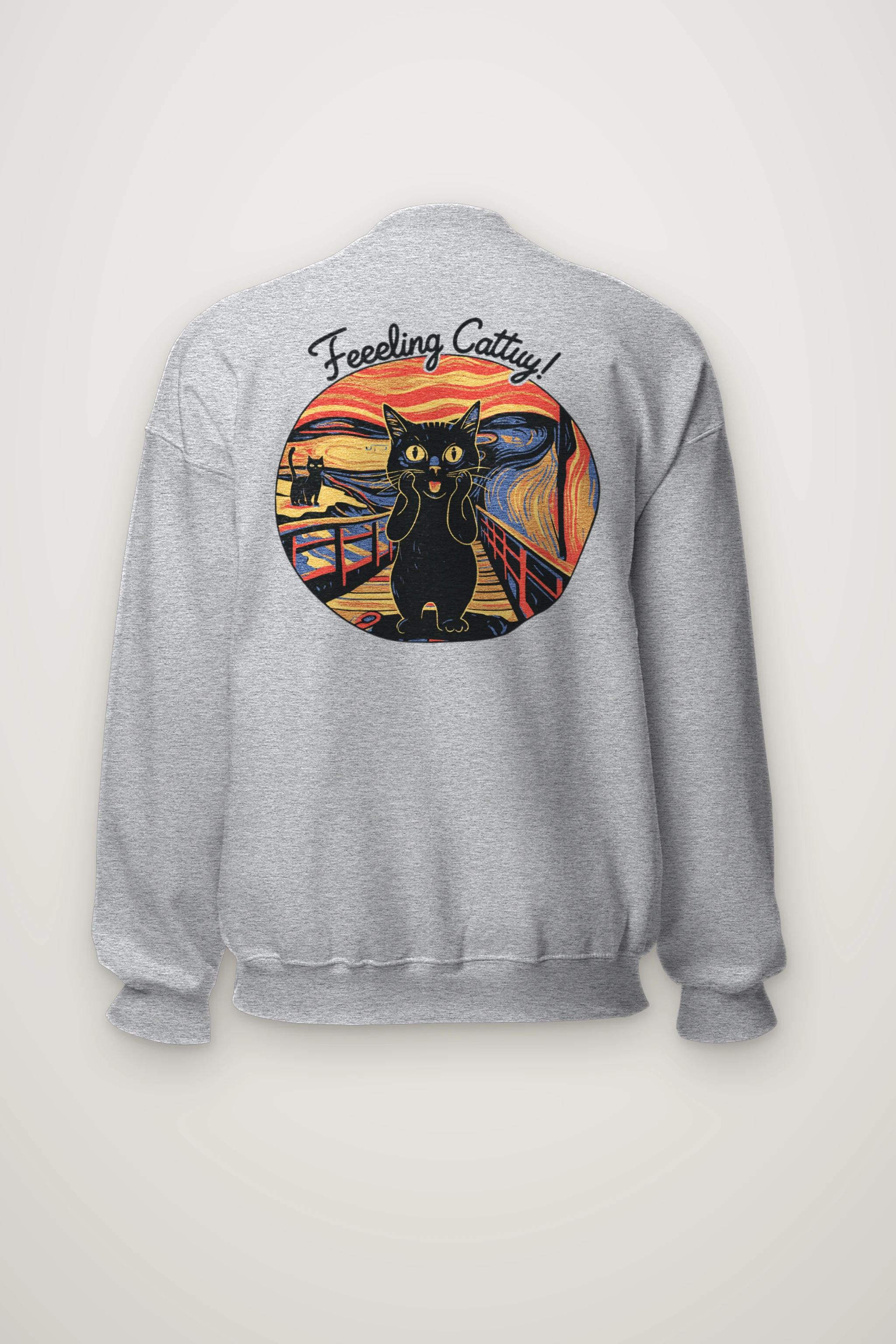 "Feeling Catty" Heavy Blend Unisex Crewneck Sweatshirt