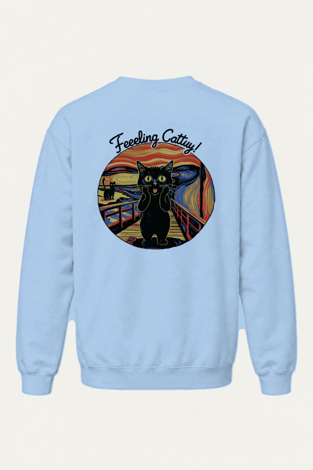 "Feeling Catty" Heavy Blend Unisex Crewneck Sweatshirt | Gildan 18000