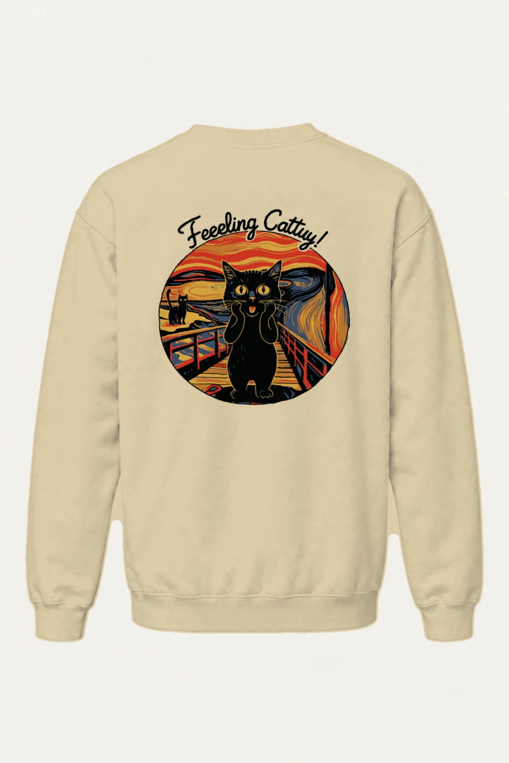 "Feeling Catty" Heavy Blend Unisex Crewneck Sweatshirt | Gildan 18000