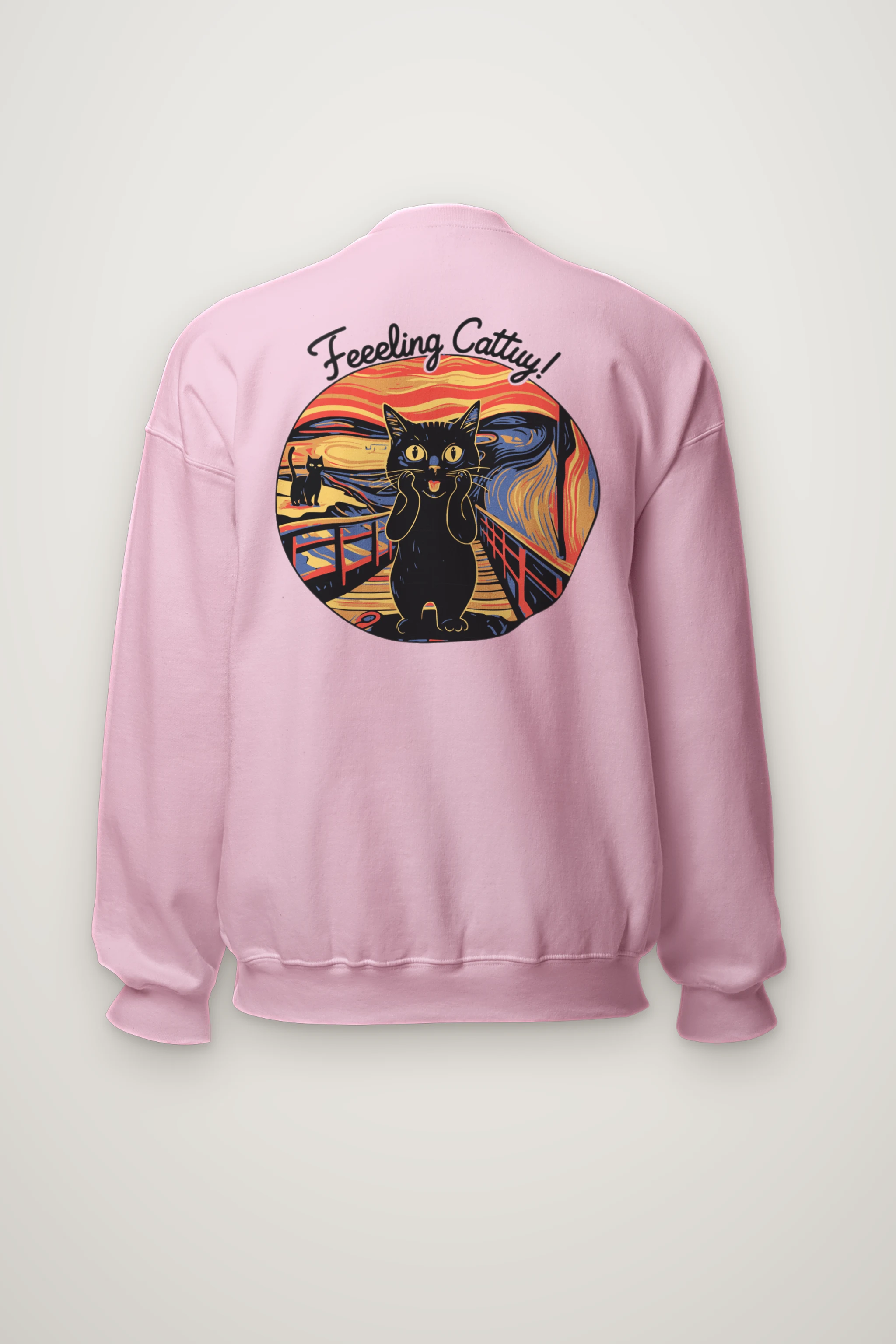 "Feeling Catty" Heavy Blend Unisex Crewneck Sweatshirt