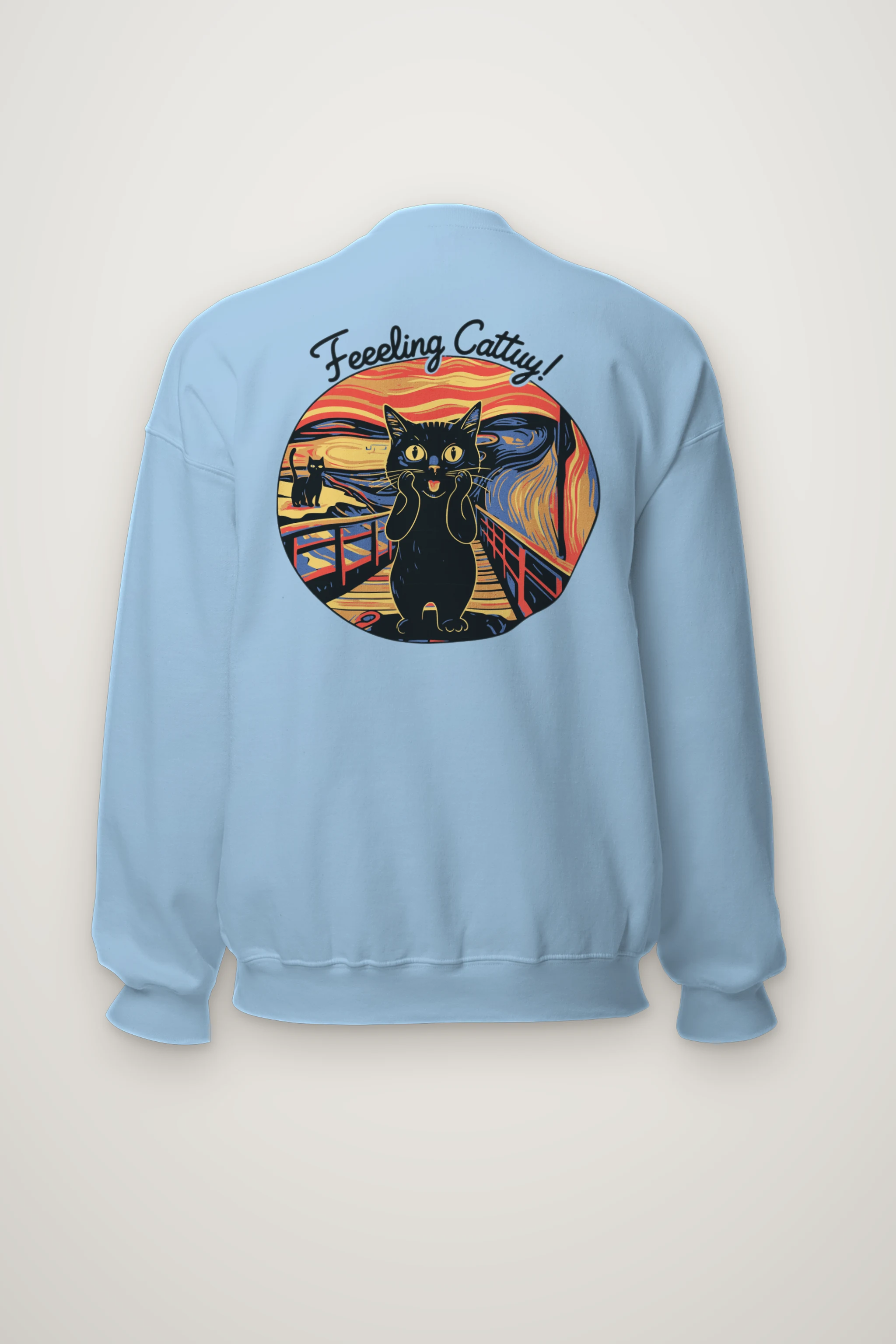 "Feeling Catty" Heavy Blend Unisex Crewneck Sweatshirt