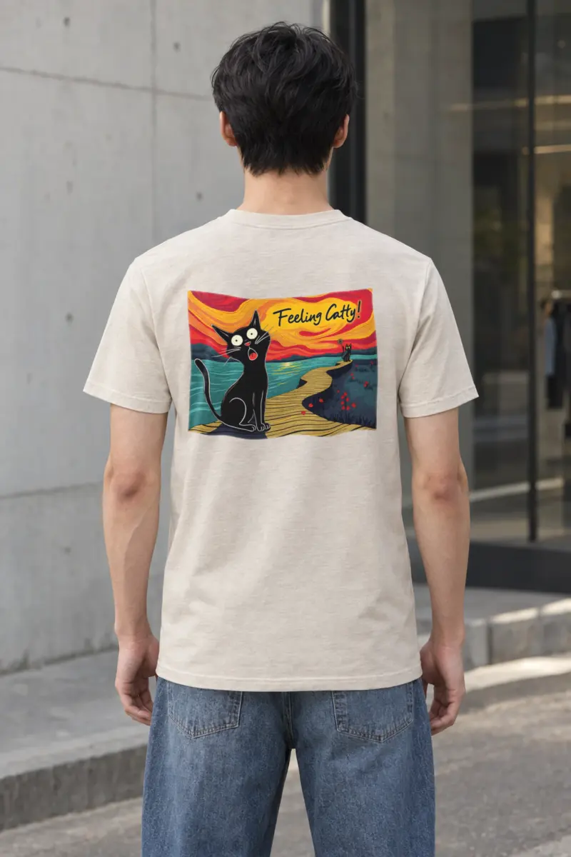 "Feeling Catty!" Heavyweight Unisex Crewneck T-shirt