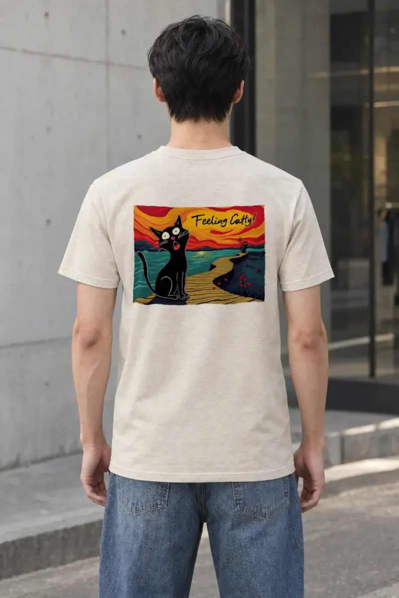 "Feeling Catty!" Heavyweight Unisex Crewneck T-shirt