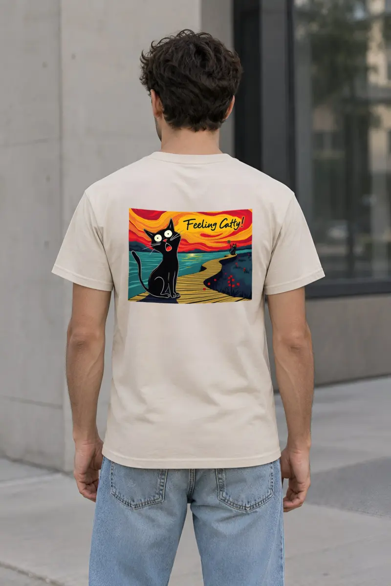 "Feeling Catty!" Heavyweight Unisex Crewneck T-shirt