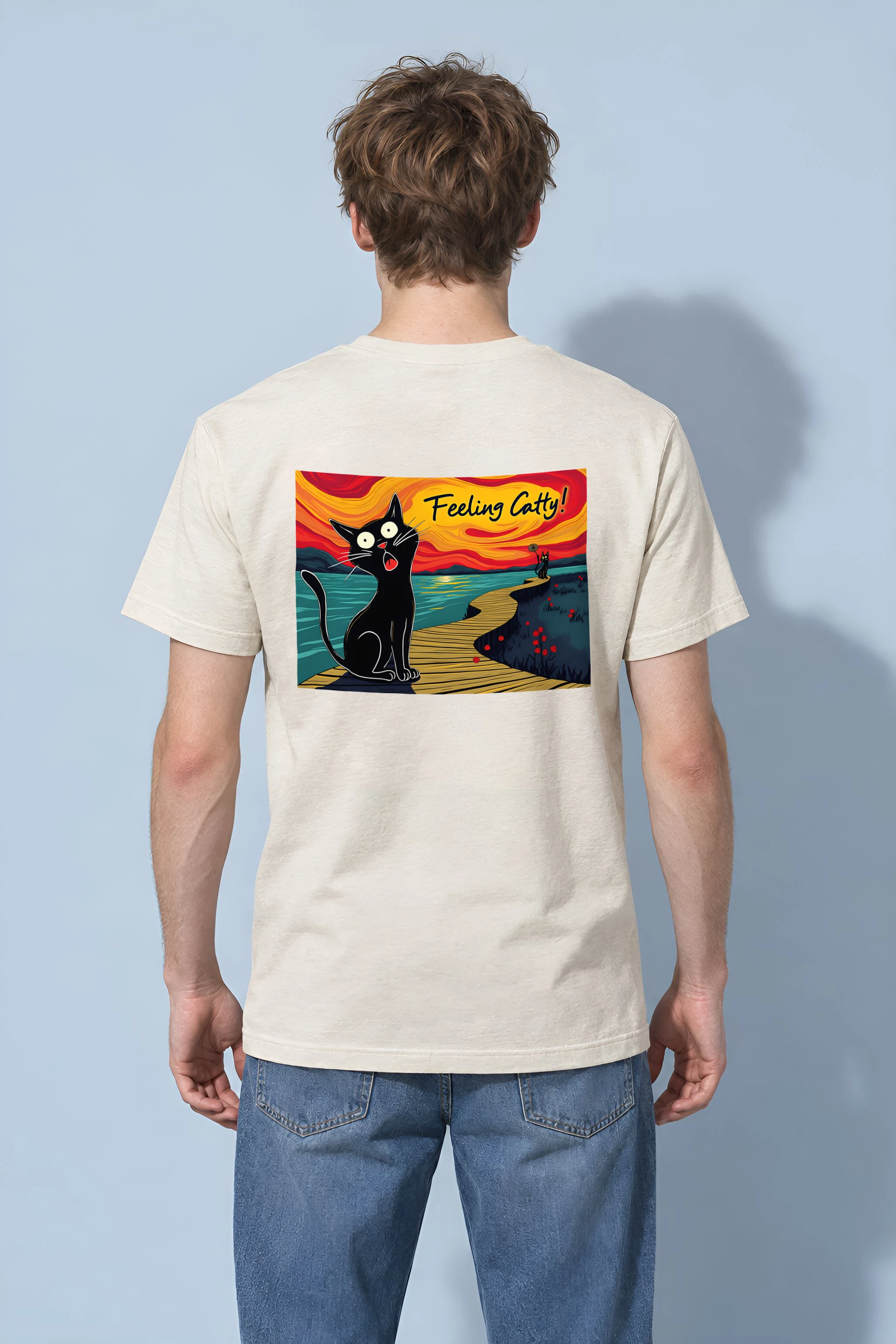 "Feeling Catty!" Heavyweight Unisex Crewneck T-shirt