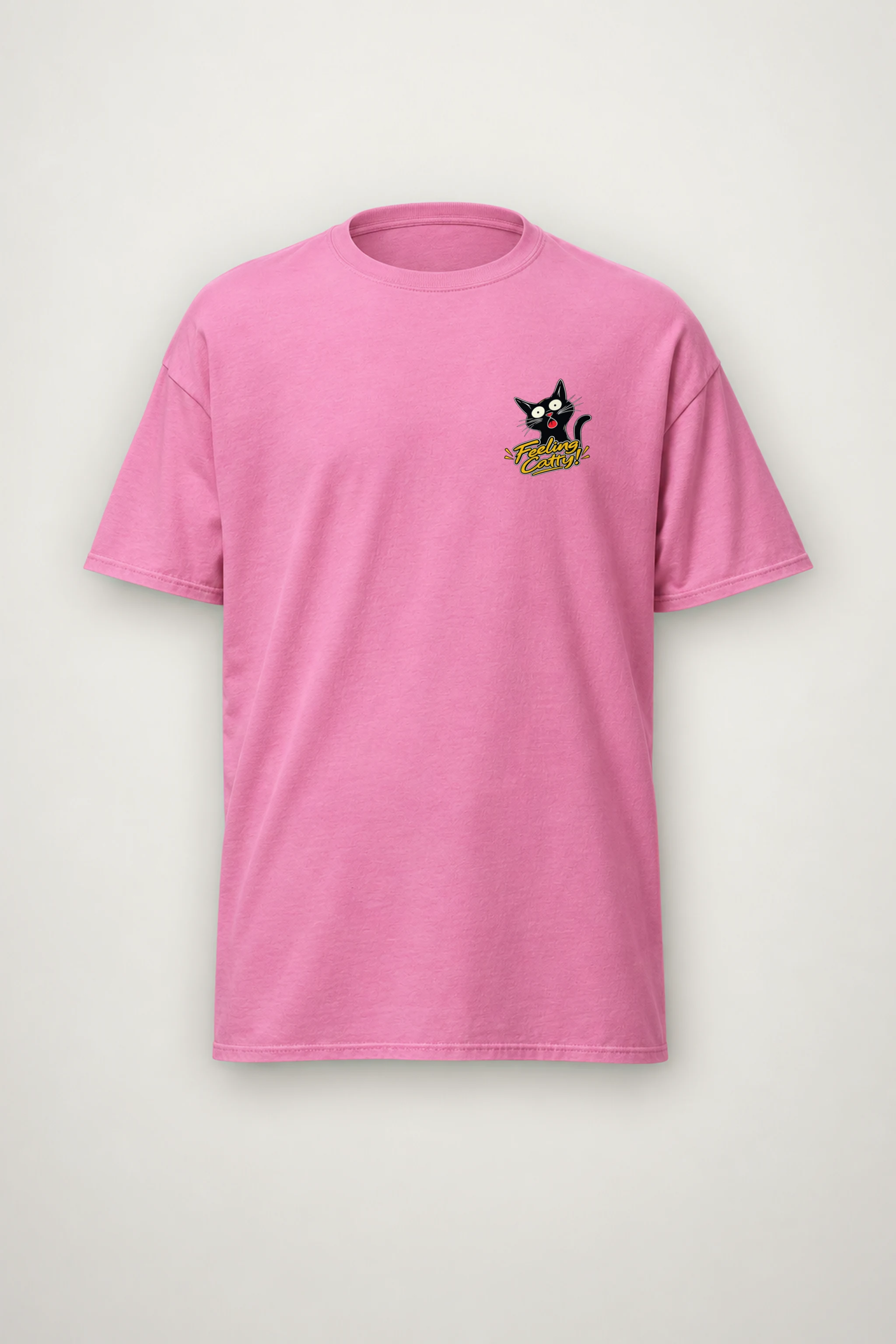 "Feeling Catty!" Heavyweight Unisex Crewneck T-shirt