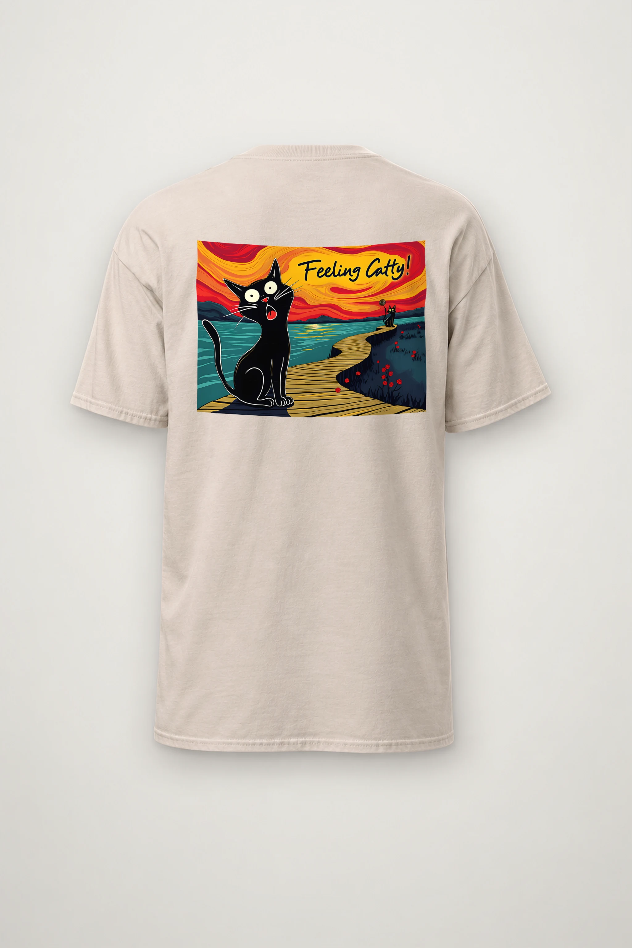 "Feeling Catty!" Heavyweight Unisex Crewneck T-shirt