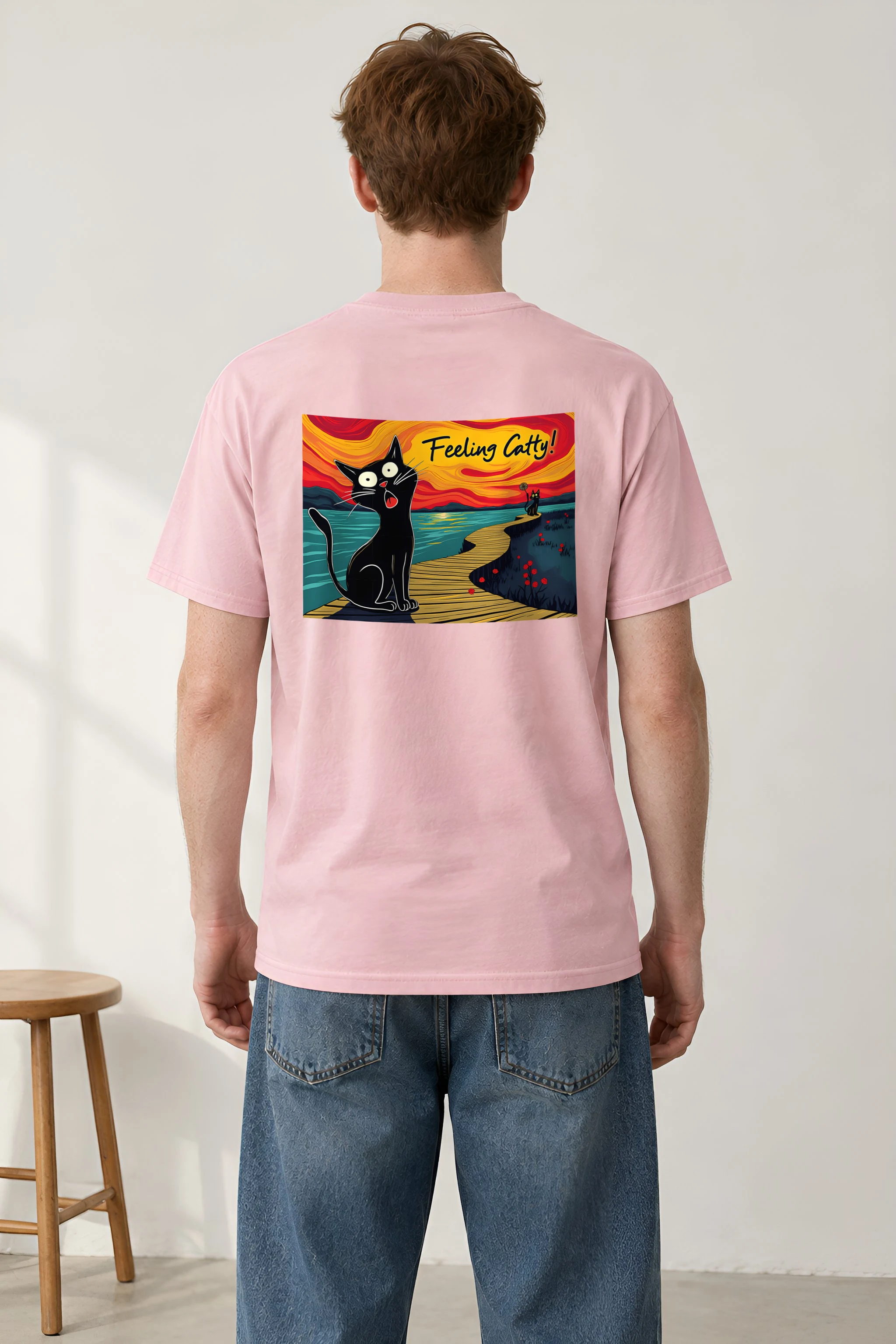 "Feeling Catty!" Heavyweight Unisex Crewneck T-shirt