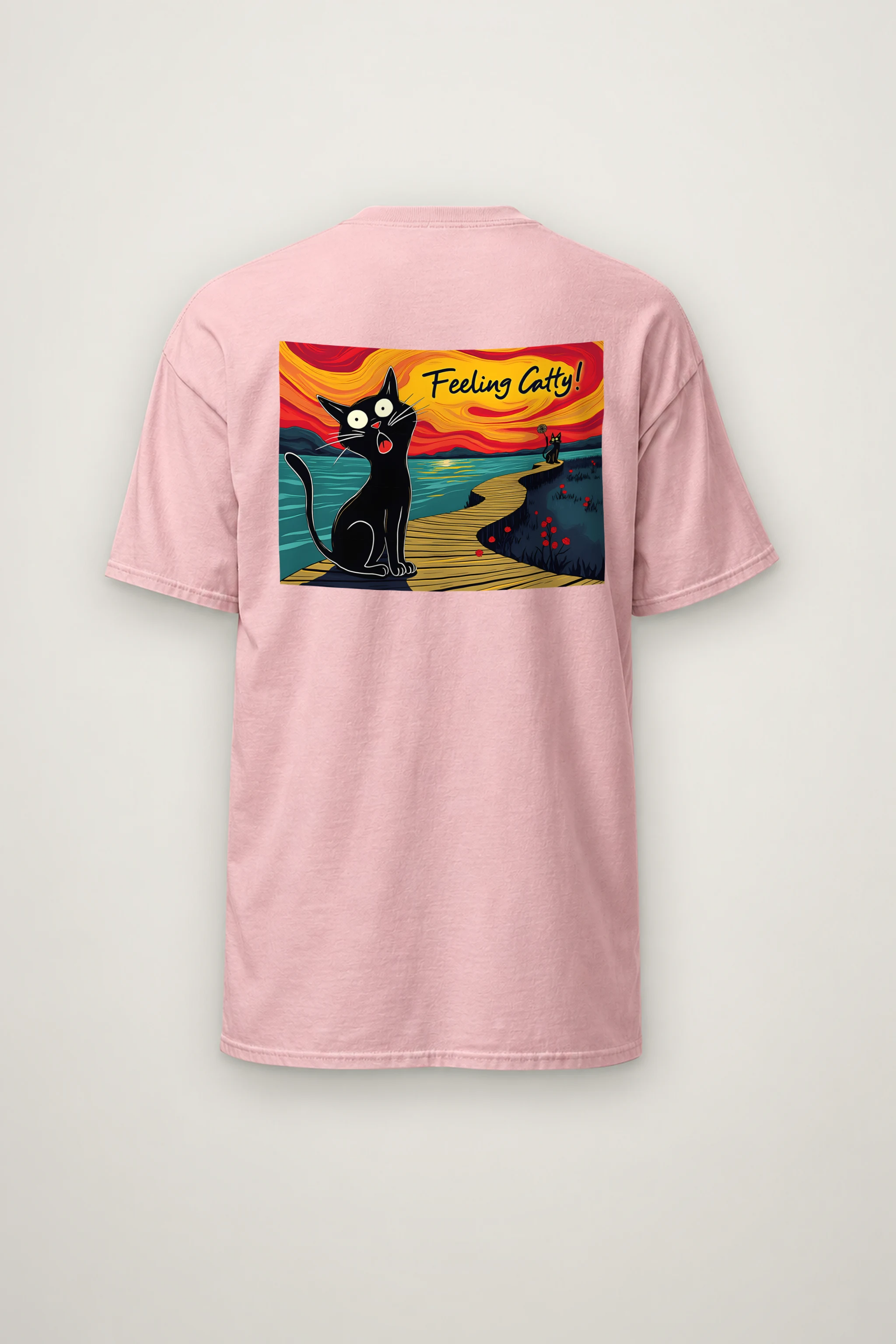 "Feeling Catty!" Heavyweight Unisex Crewneck T-shirt