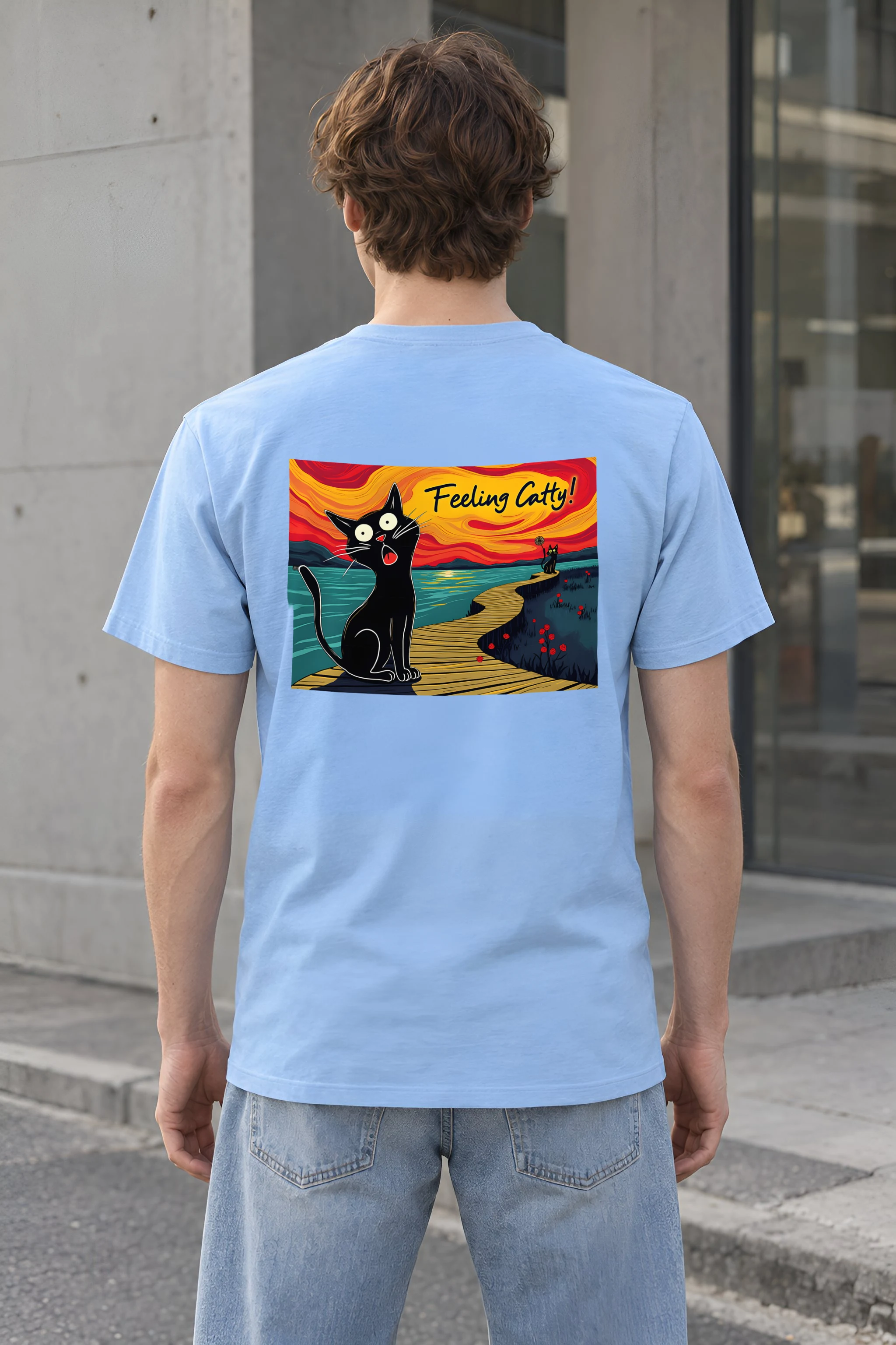 "Feeling Catty!" Heavyweight Unisex Crewneck T-shirt