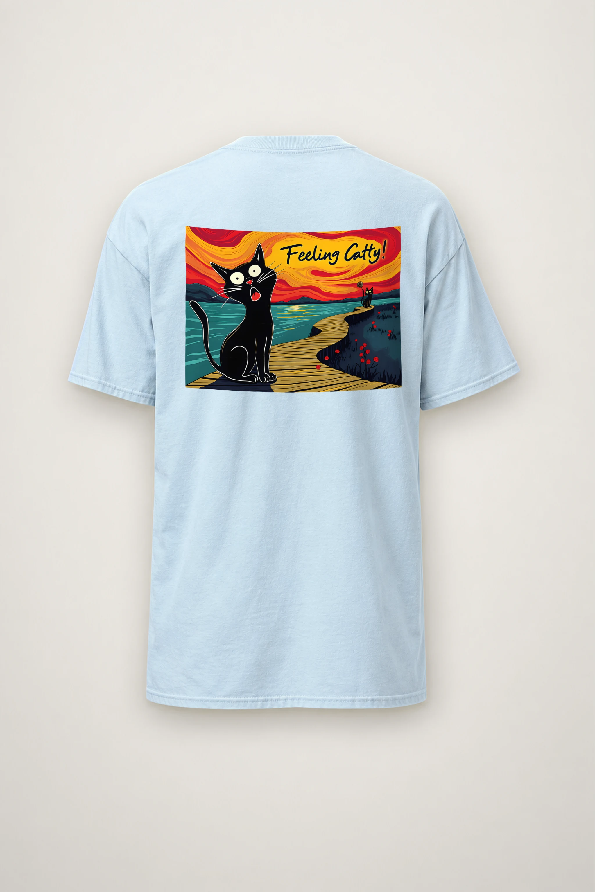 "Feeling Catty!" Heavyweight Unisex Crewneck T-shirt