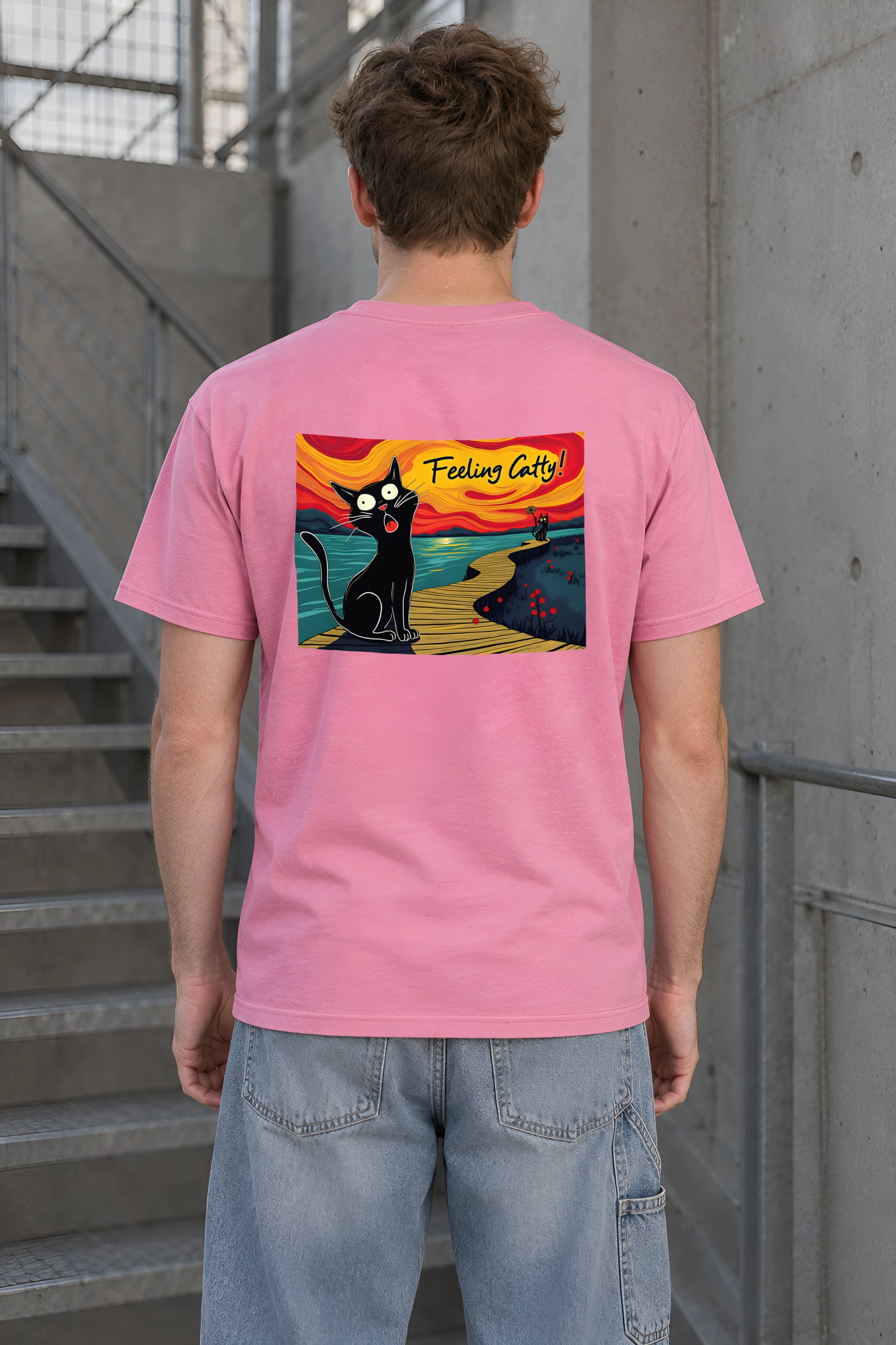 "Feeling Catty!" Heavyweight Unisex Crewneck T-shirt