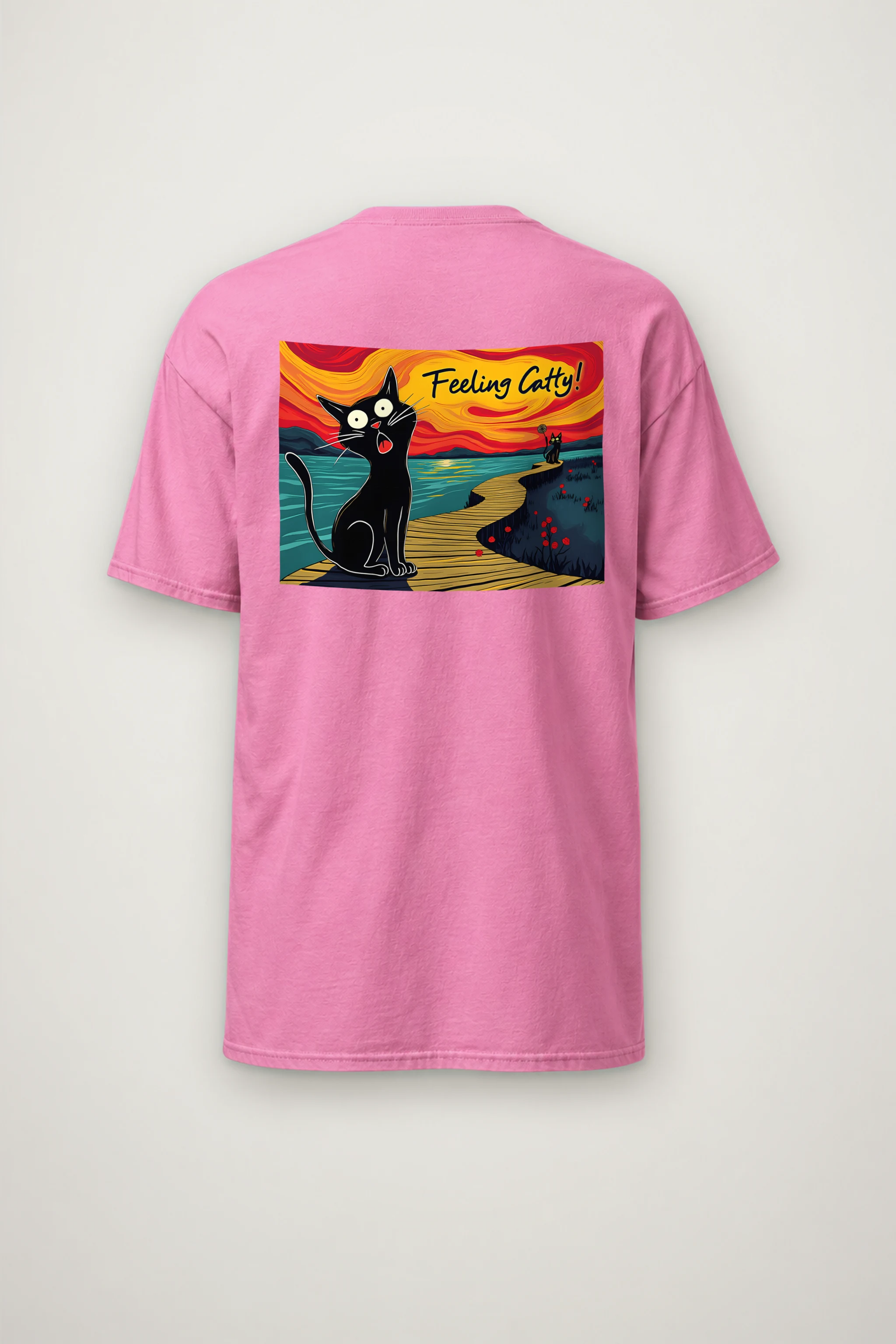 "Feeling Catty!" Heavyweight Unisex Crewneck T-shirt