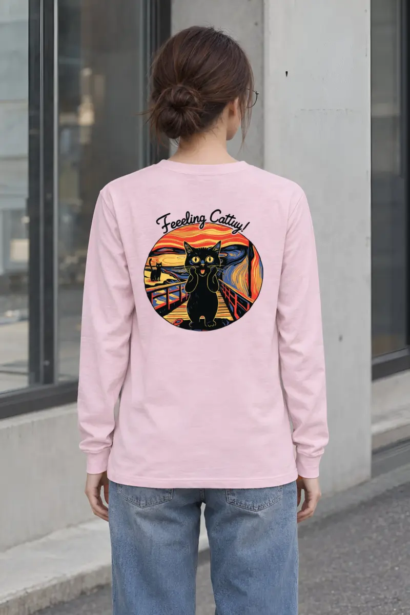 "Feeling Catty" Unisex Longsleeve T-shirt