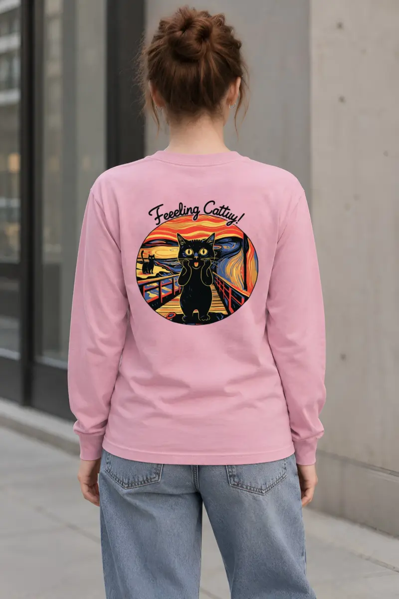 "Feeling Catty" Unisex Longsleeve T-shirt
