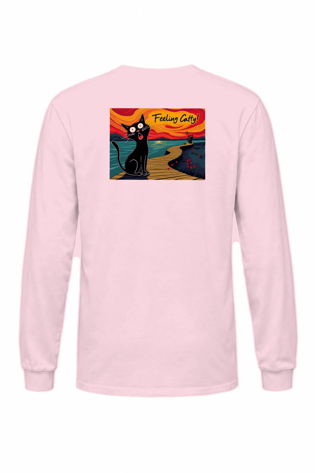 "Feeling Catty" Unisex Longsleeve T-shirt | Gildan 2400