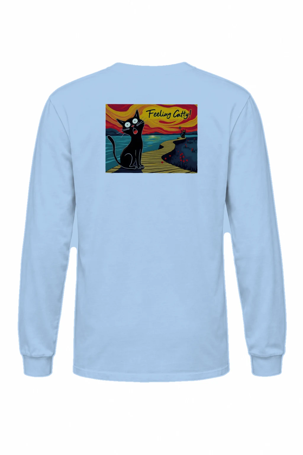 "Feeling Catty" Unisex Longsleeve T-shirt | Gildan 2400