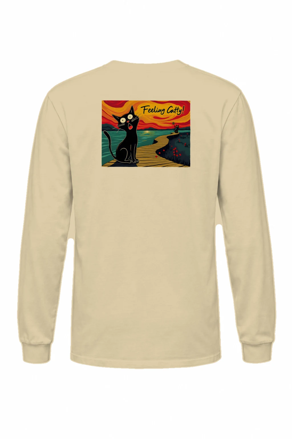 "Feeling Catty" Unisex Longsleeve T-shirt | Gildan 2400