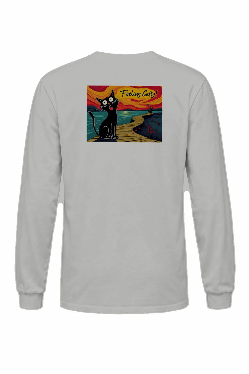 "Feeling Catty" Unisex Longsleeve T-shirt | Gildan 2400