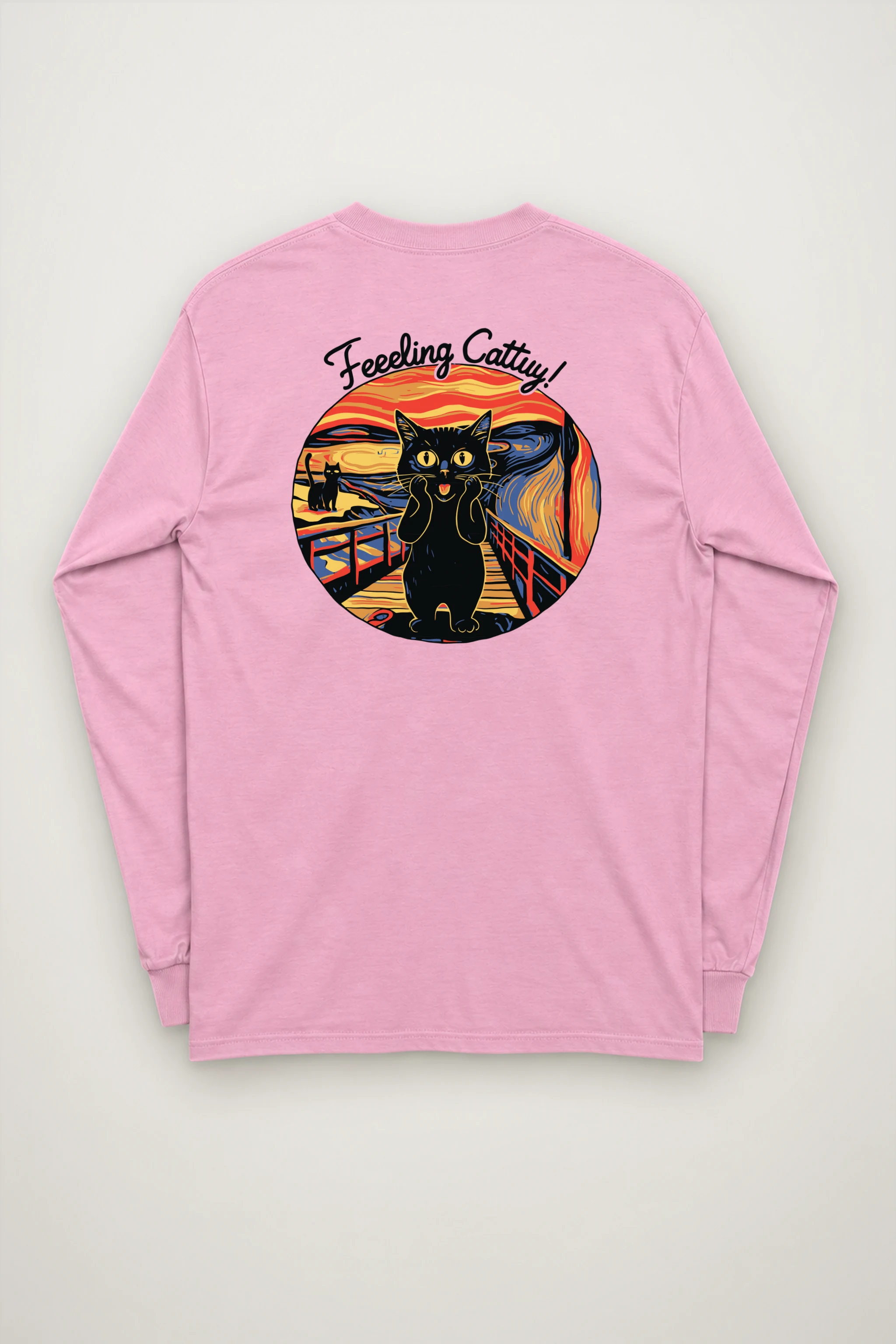 "Feeling Catty" Unisex Longsleeve T-shirt