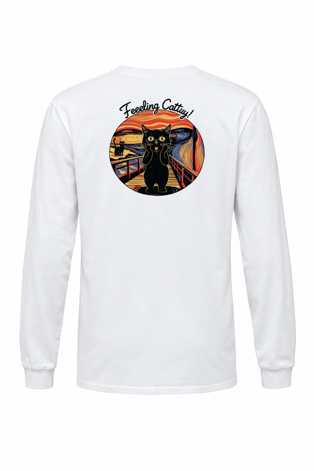 "Feeling Catty" Unisex Longsleeve T-shirt | Gildan 2400