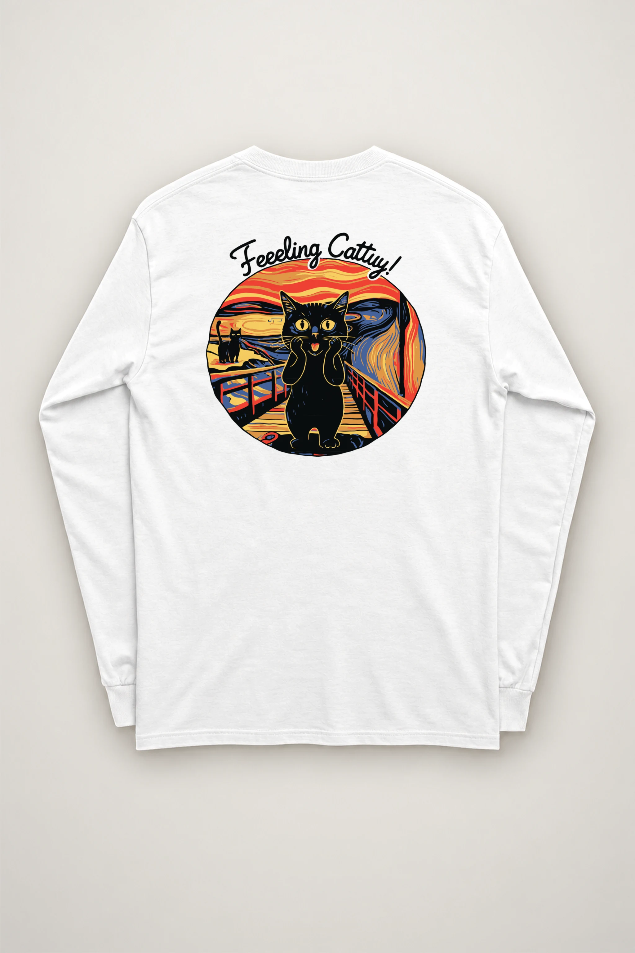 "Feeling Catty" Unisex Longsleeve T-shirt