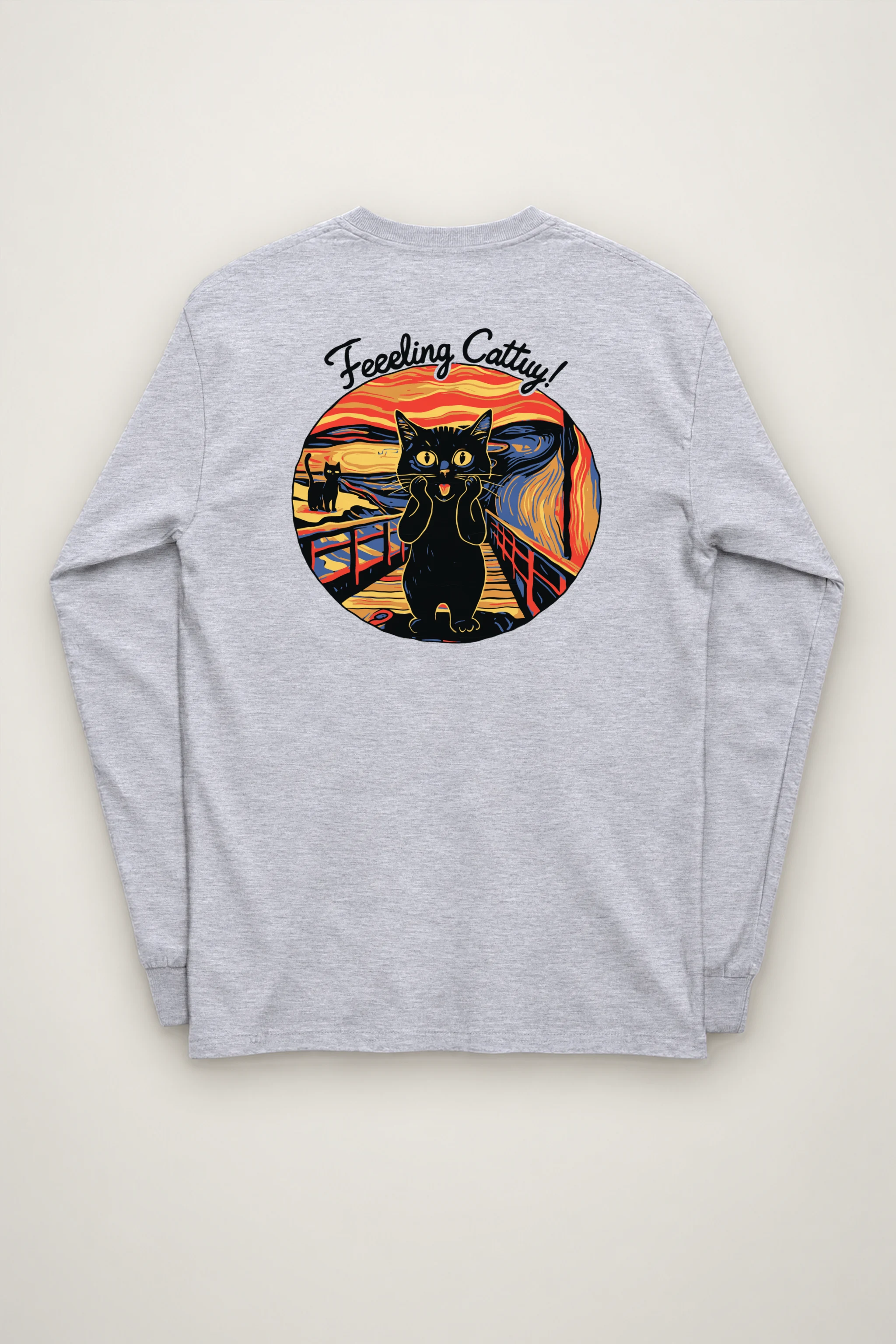 "Feeling Catty" Unisex Longsleeve T-shirt