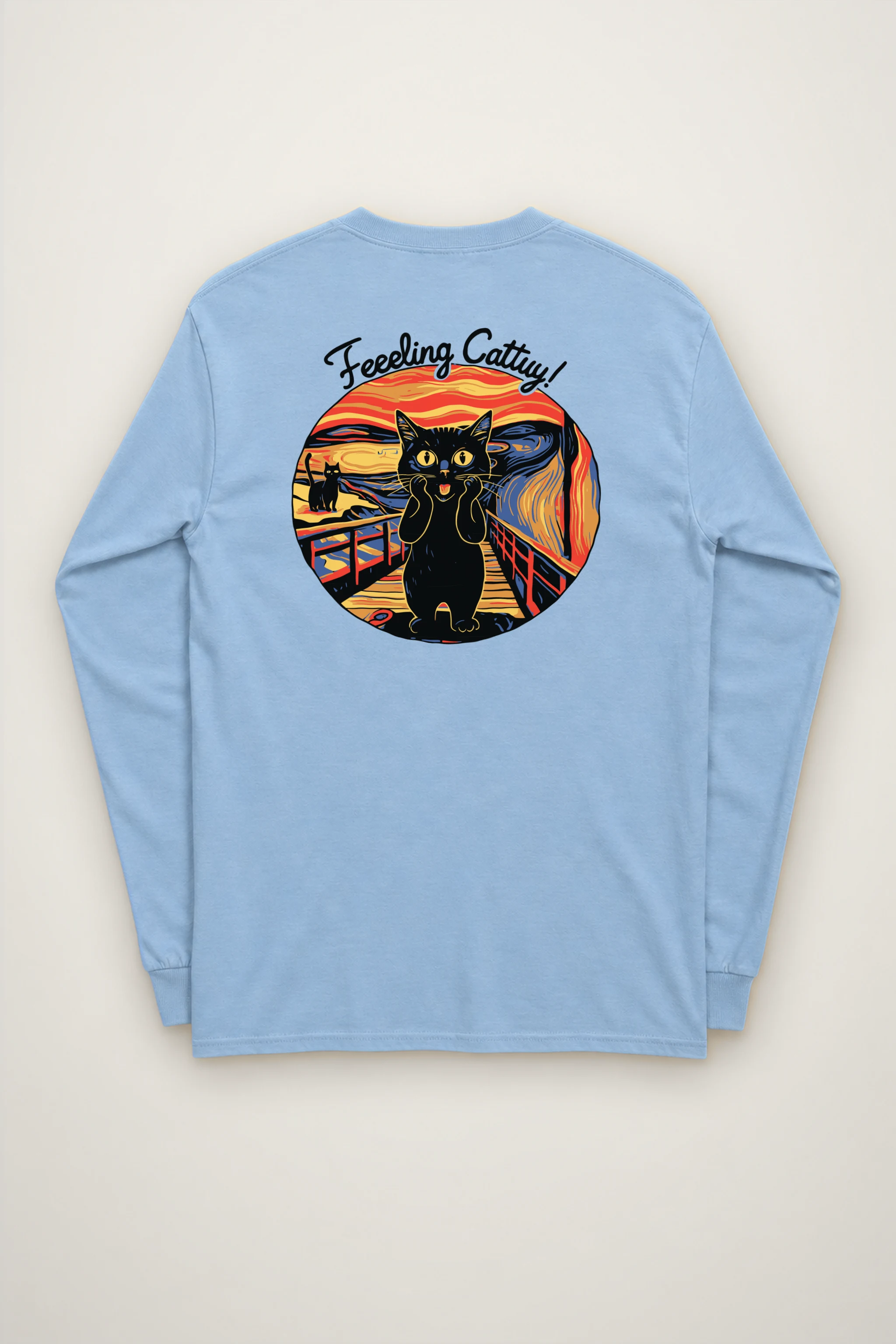 "Feeling Catty" Unisex Longsleeve T-shirt