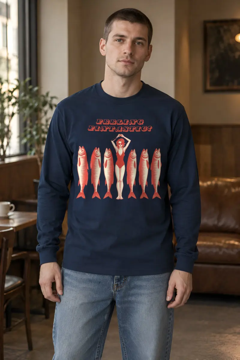 "Feeling Fintastic" Unisex Longsleeve T-shirt