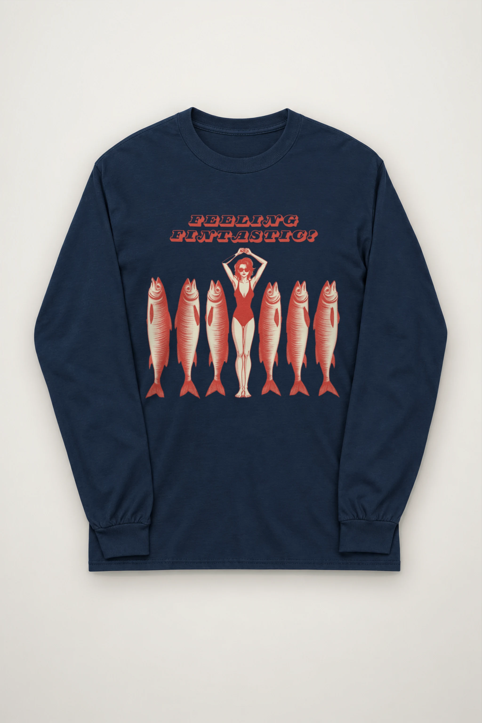 "Feeling Fintastic" Unisex Longsleeve T-shirt