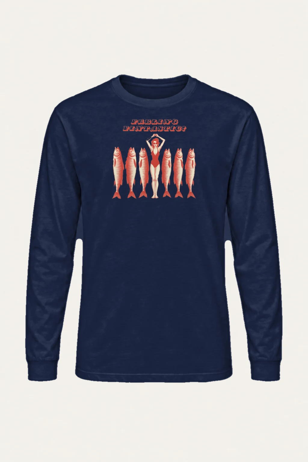 "Feeling Fintastic" Unisex Longsleeve T-shirt | Gildan 2400