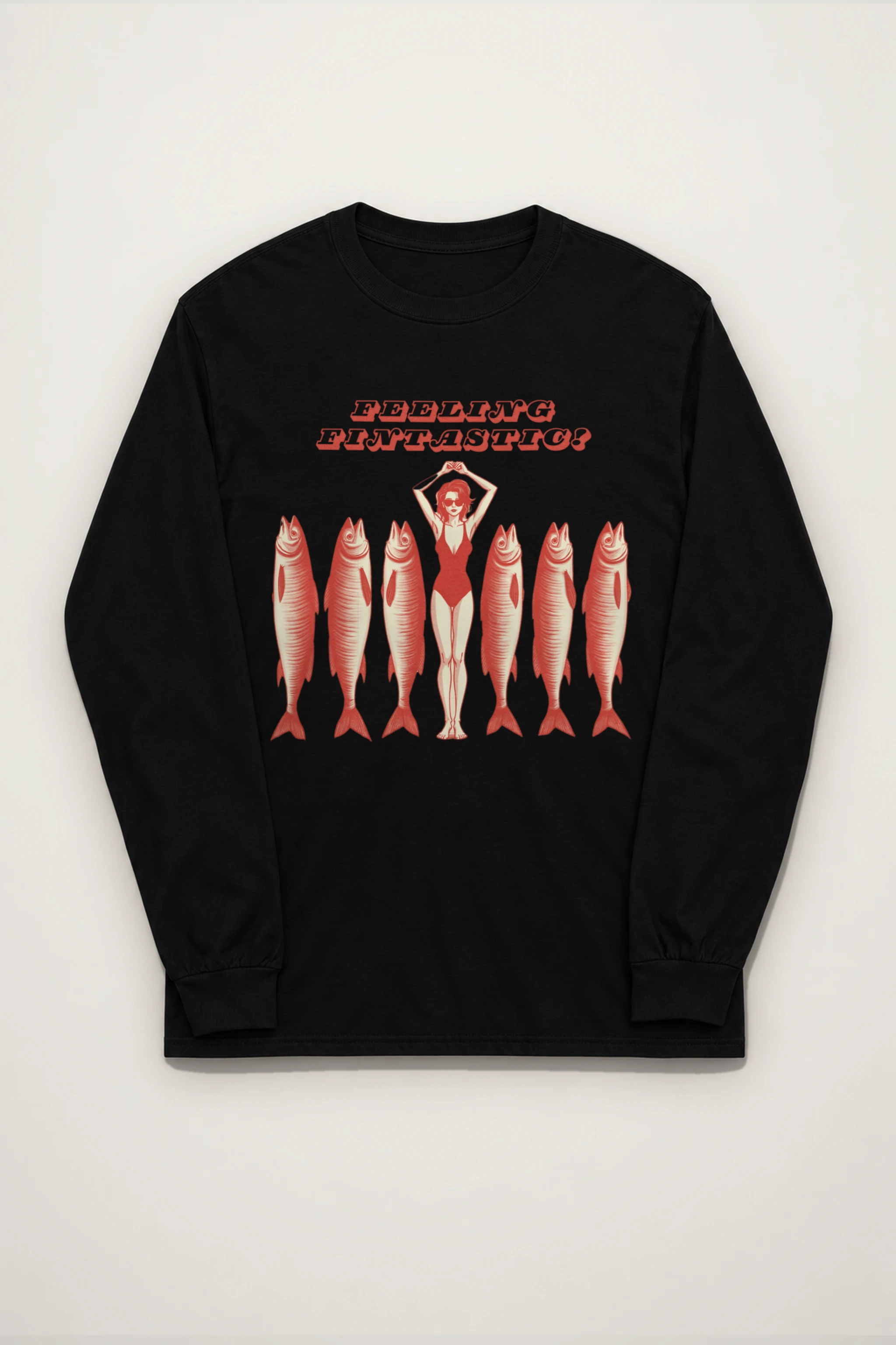 "Feeling Fintastic" Unisex Longsleeve T-shirt