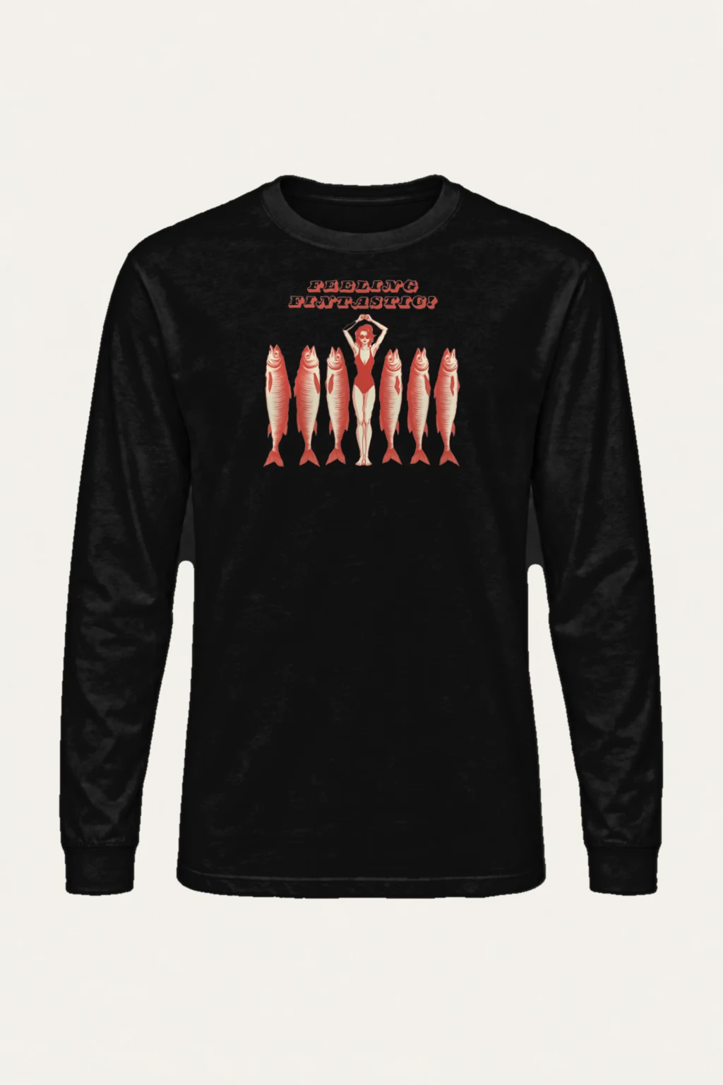 "Feeling Fintastic" Unisex Longsleeve T-shirt | Gildan 2400