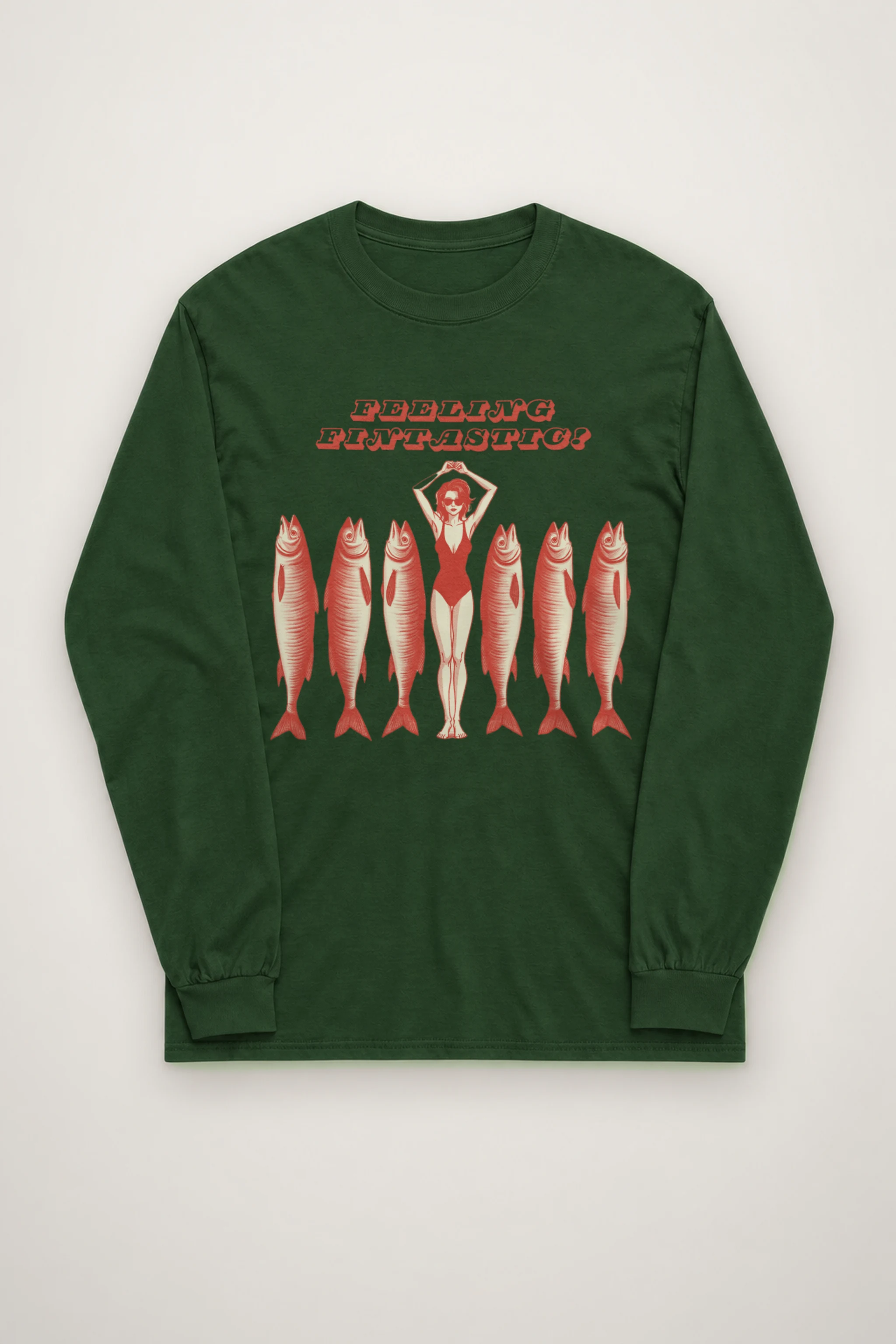 "Feeling Fintastic" Unisex Longsleeve T-shirt