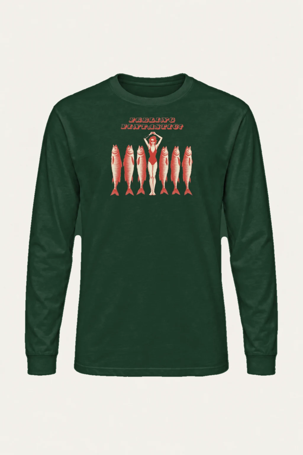 "Feeling Fintastic" Unisex Longsleeve T-shirt | Gildan 2400