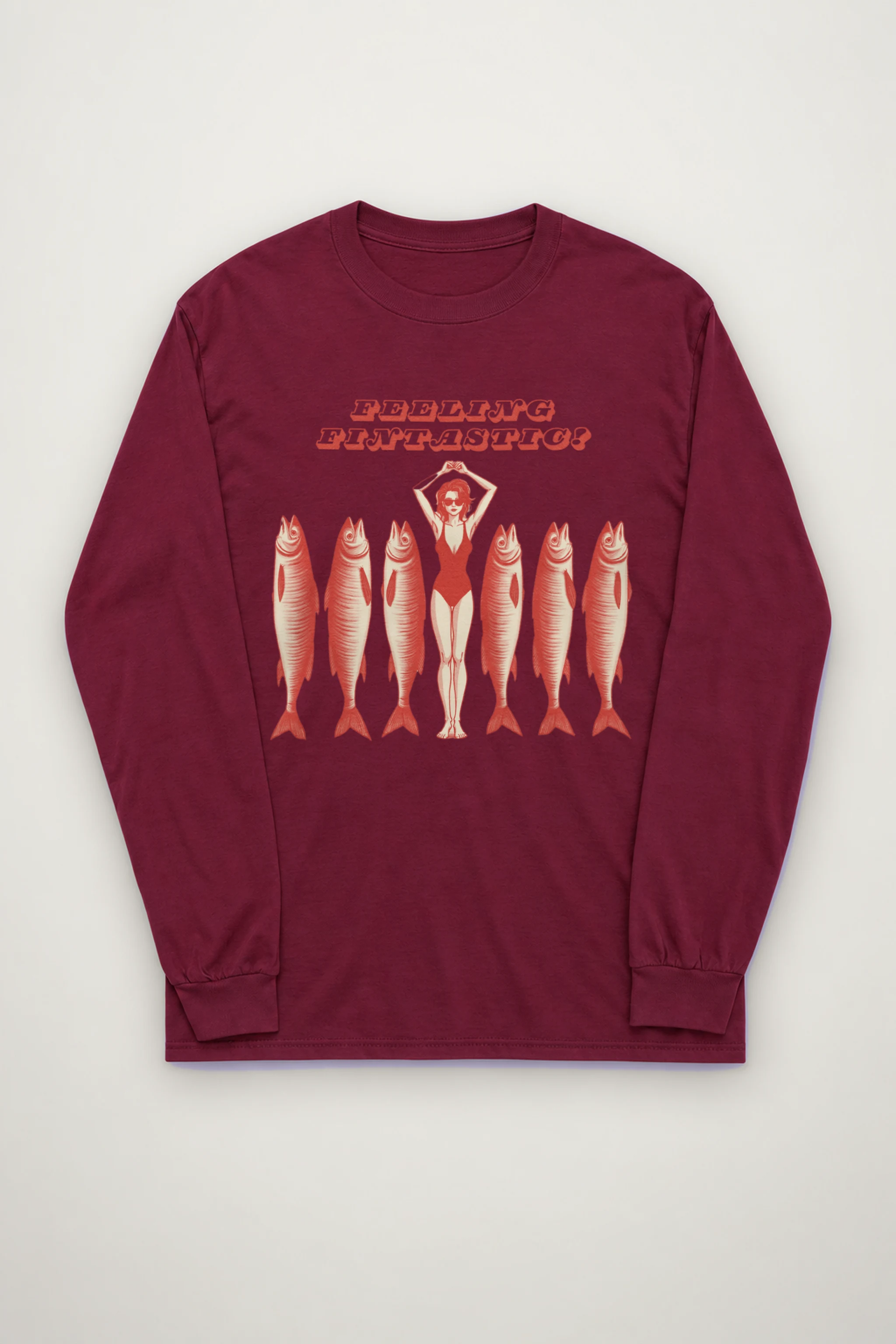 "Feeling Fintastic" Unisex Longsleeve T-shirt