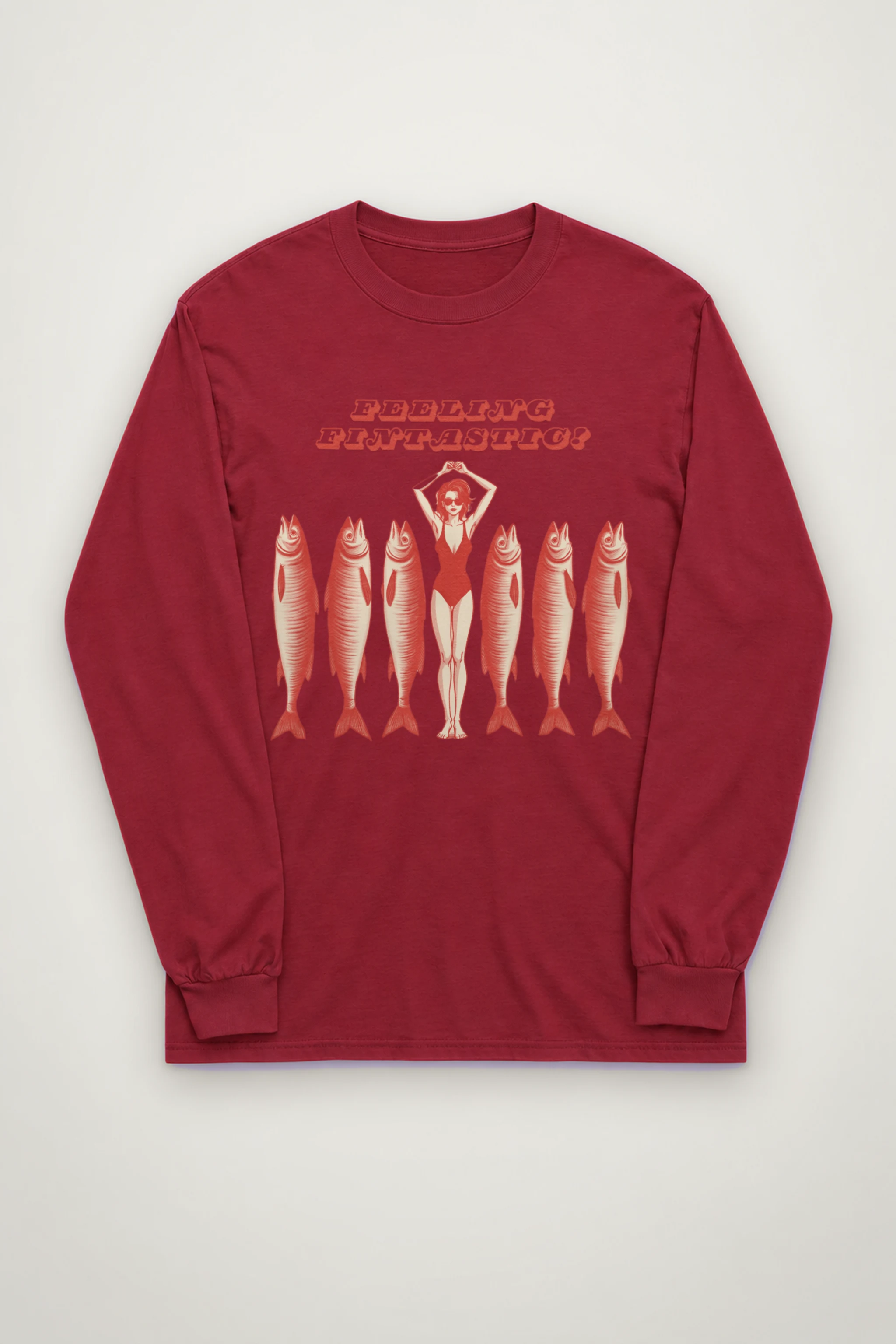 "Feeling Fintastic" Unisex Longsleeve T-shirt