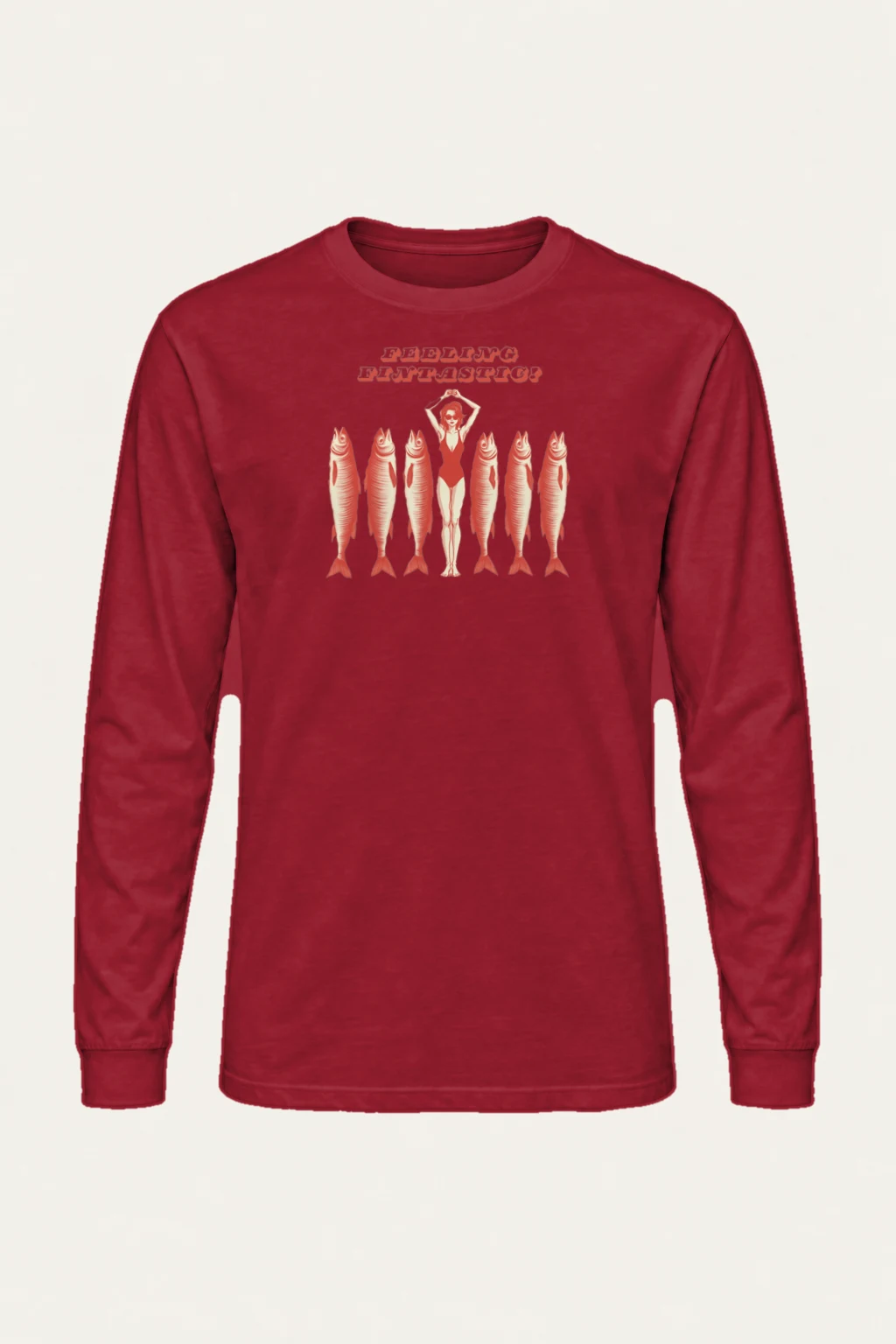 "Feeling Fintastic" Unisex Longsleeve T-shirt | Gildan 2400