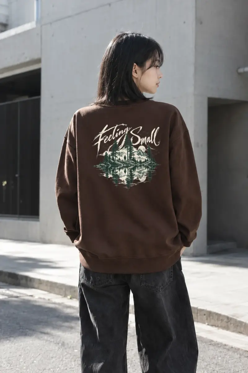 "Feeling Small" Heavy Blend Unisex Crewneck Sweatshirt | Gildan 18000