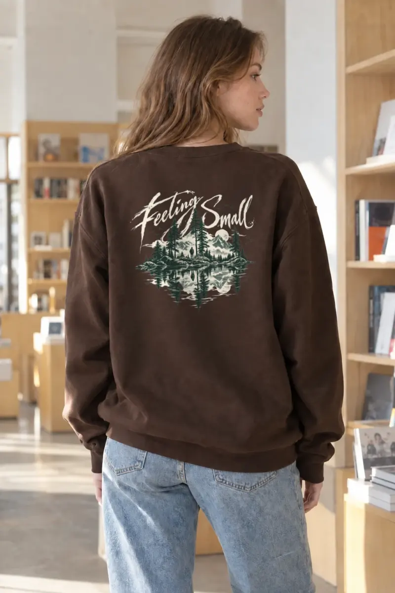 "Feeling Small" Heavy Blend Unisex Crewneck Sweatshirt | Gildan 18000