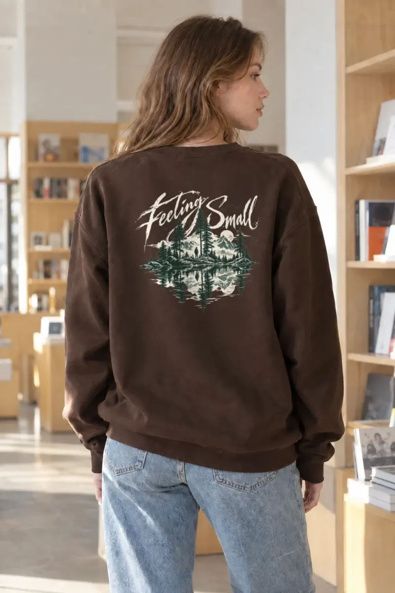 "Feeling Small" Heavy Blend Unisex Crewneck Sweatshirt | Gildan 18000