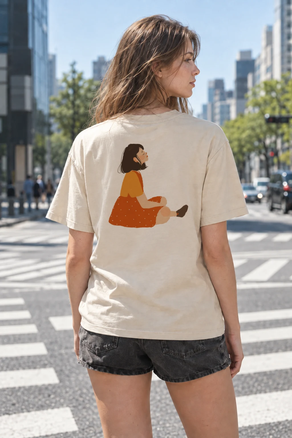 "Feeling Small" Heavyweight Unisex Crewneck T-shirt | Gildan 5000