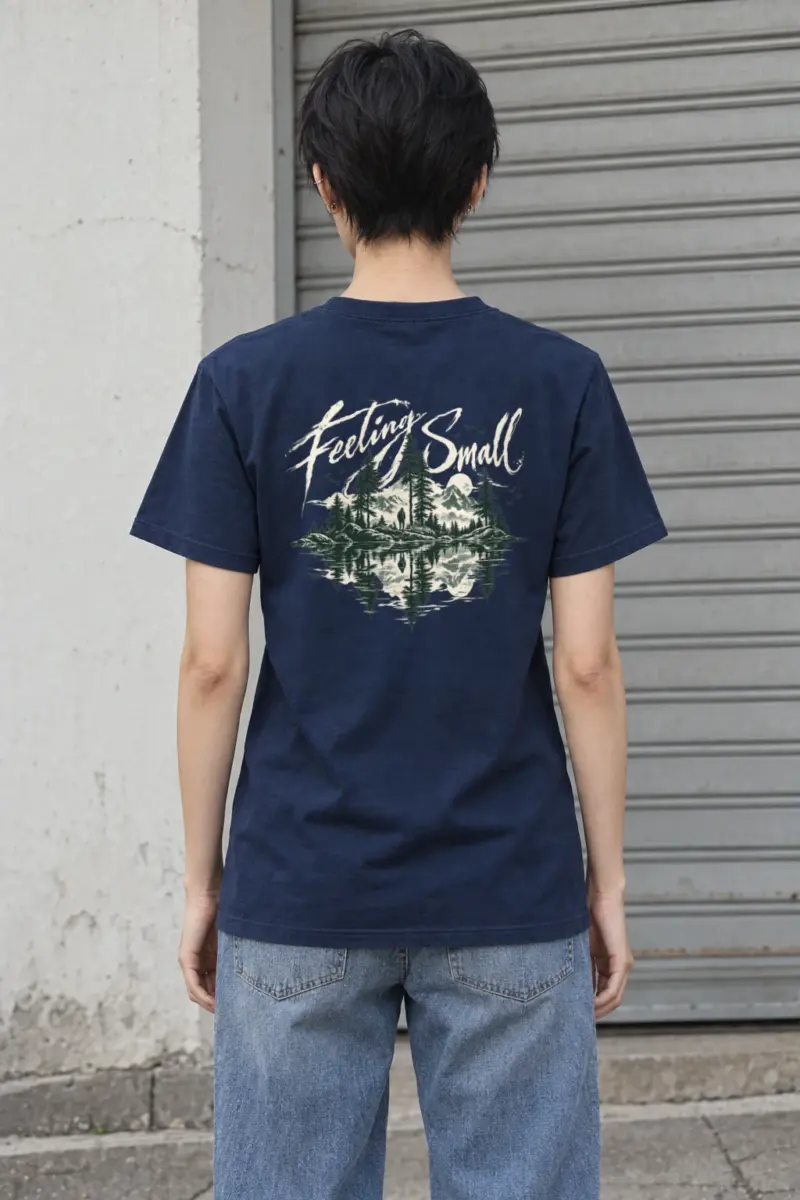 "Feeling Small" Heavyweight Unisex Crewneck T-shirt