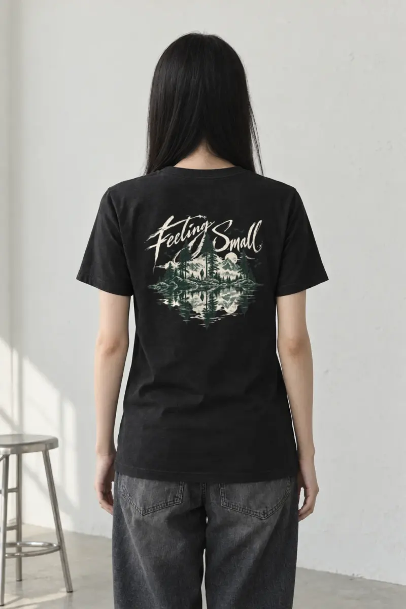 "Feeling Small" Heavyweight Unisex Crewneck T-shirt