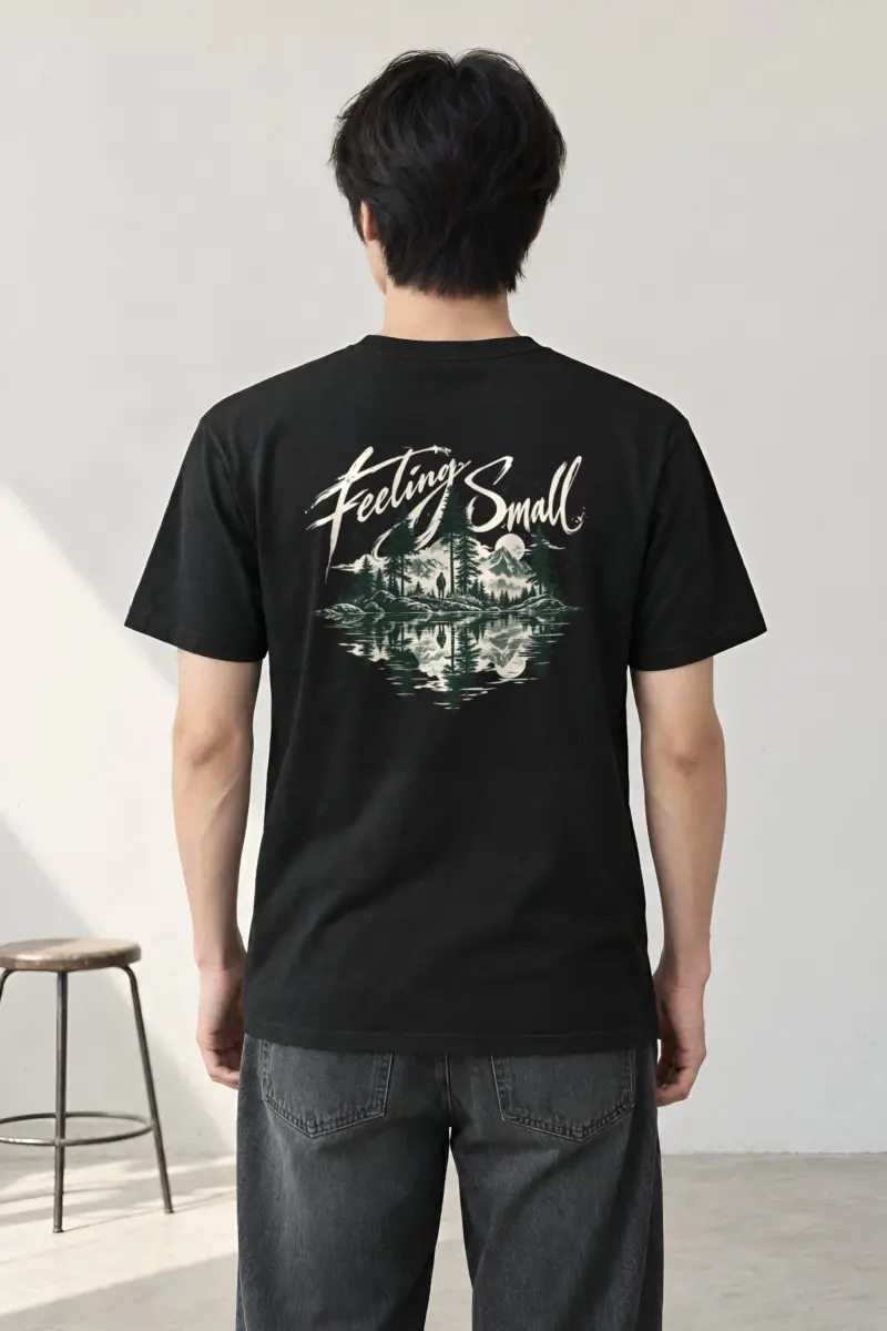 "Feeling Small" Heavyweight Unisex Crewneck T-shirt